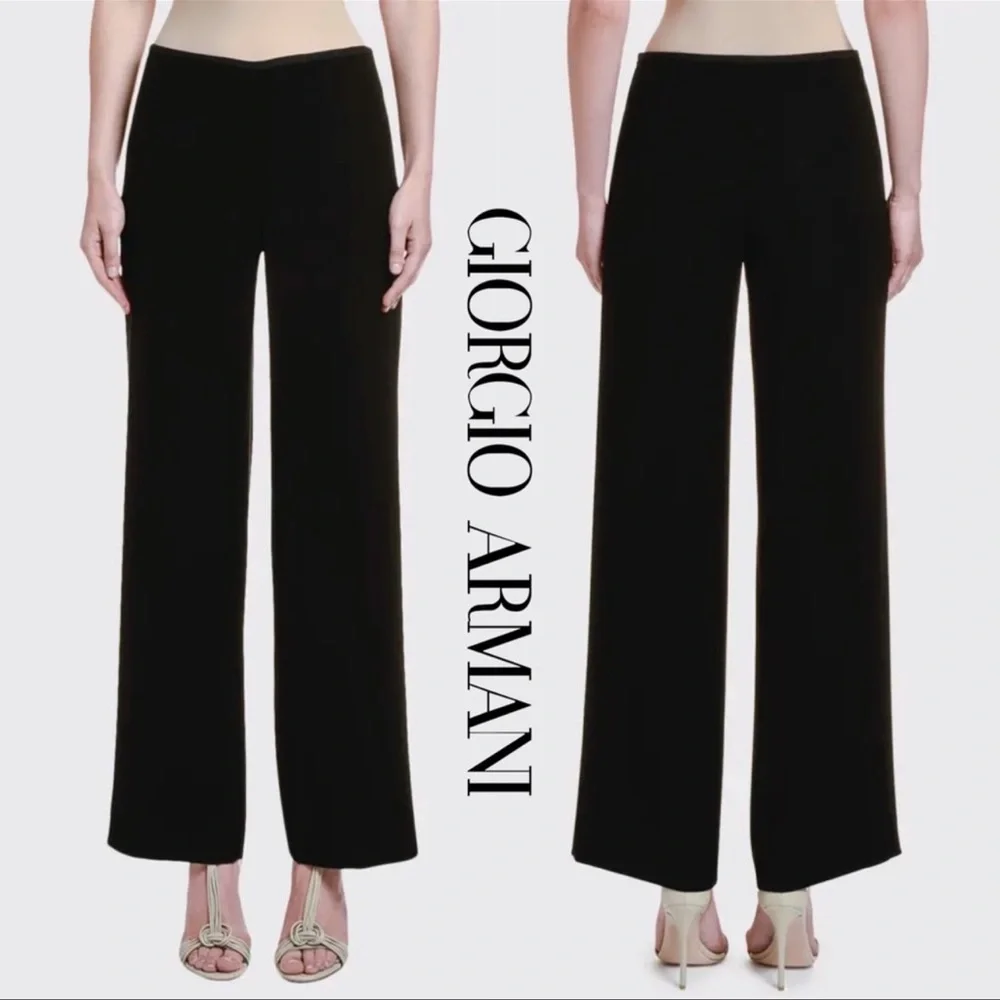 Giorgio Armani Wide Leg Pants - Picture 1 of 7